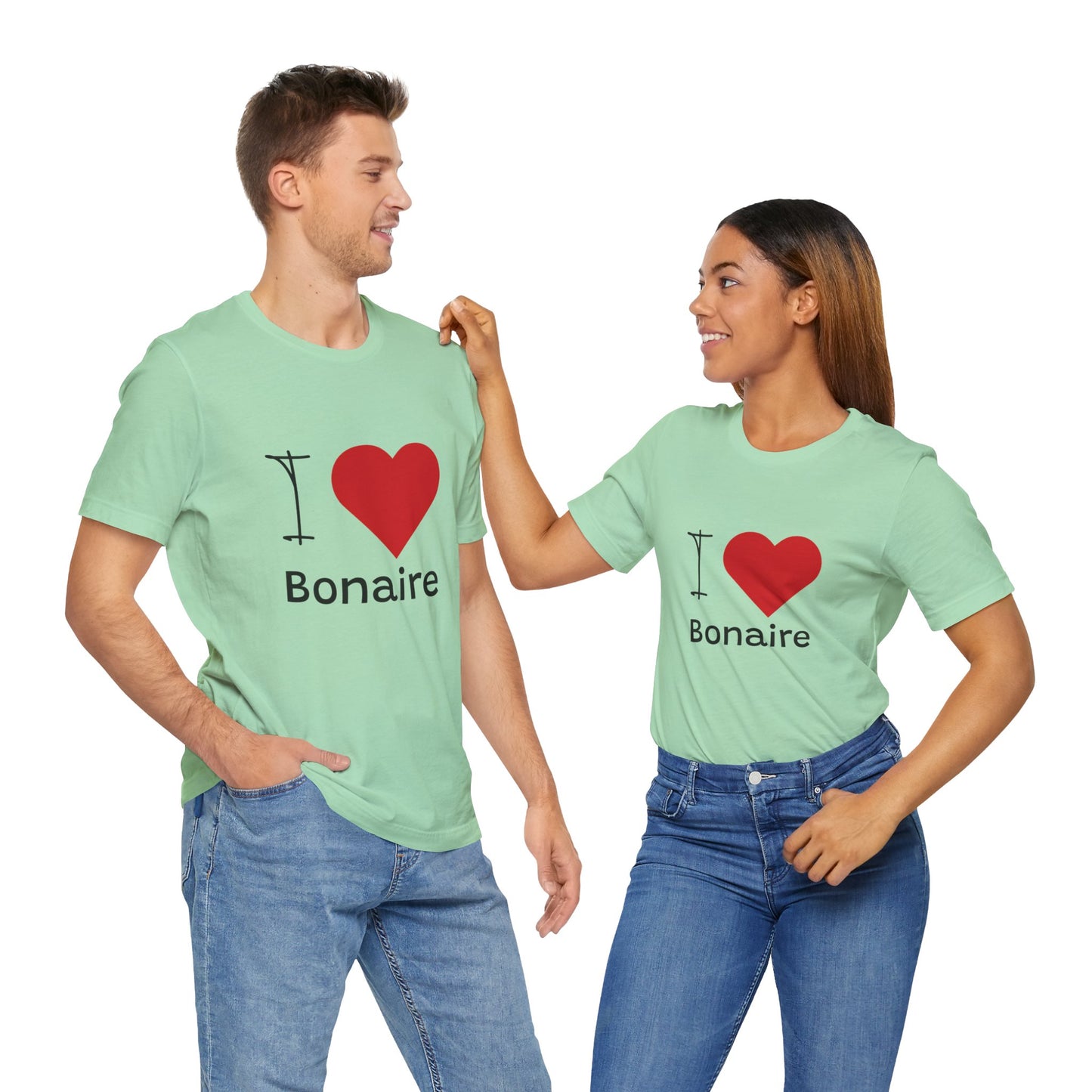 Unisex Jersey Bonaire T-shirt met korte mouwen 