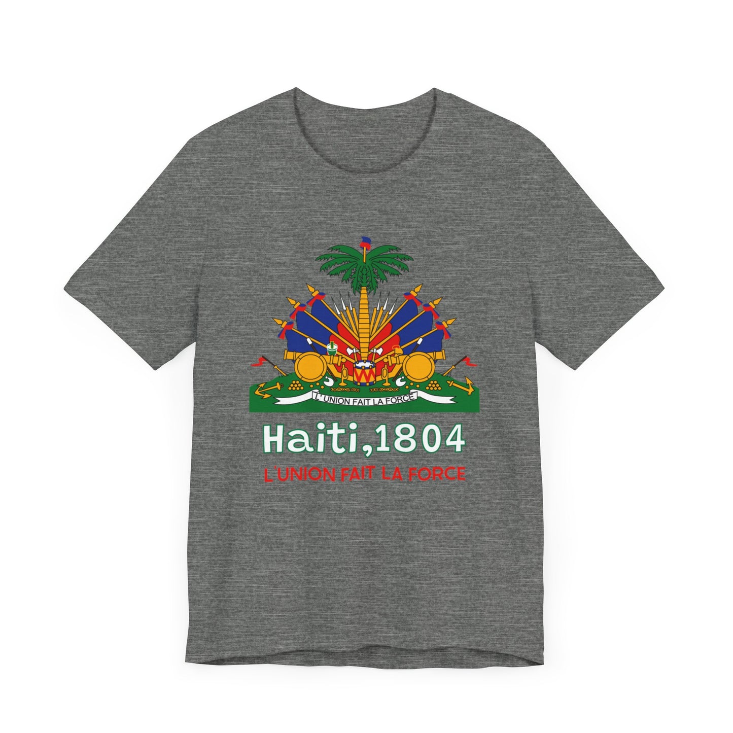 Unisex Jersey Haiti T-shirt met korte mouwen