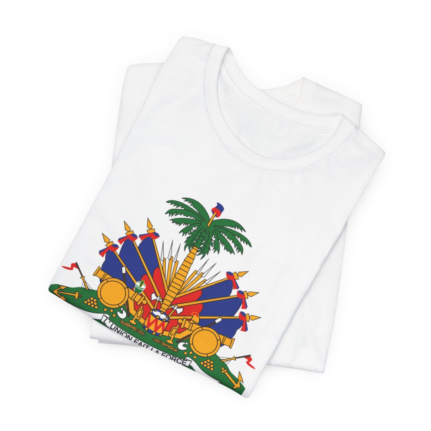 Unisex Jersey Haiti T-shirt met korte mouwen