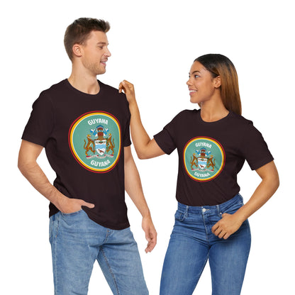 Unisex Jersey Guyana Korte Mouw T-shirt