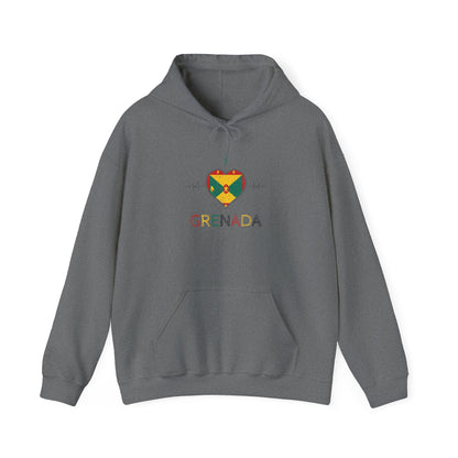 Ik hou van Grenada Hartvormige Vlag Capuchon Sweatshirt