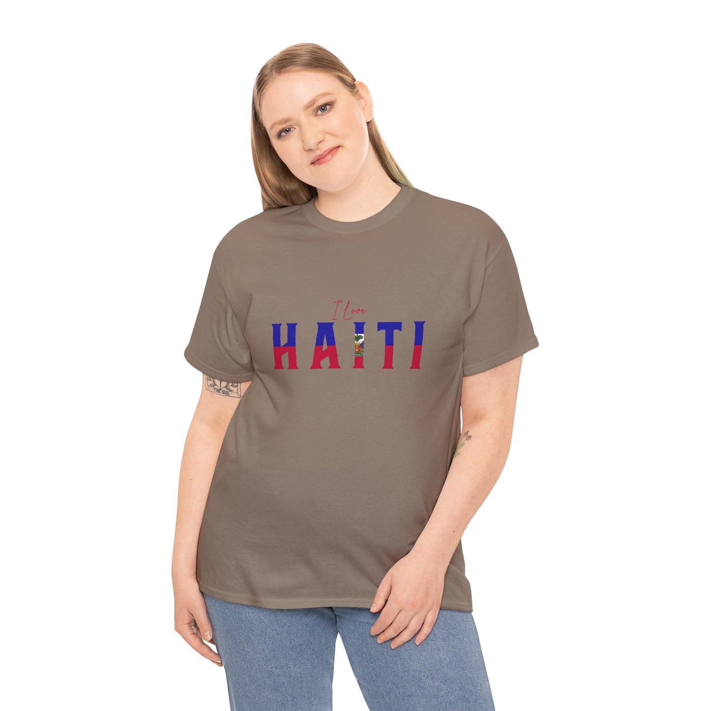 Unisex Heavy Haiti Katoenen T-shirt