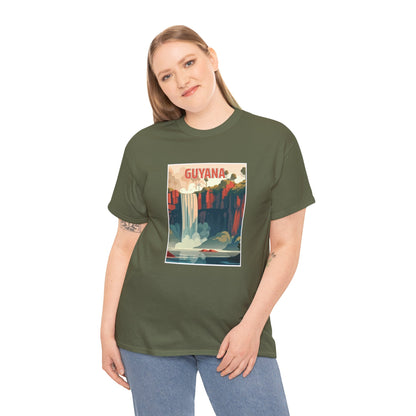 Unisex Zware Guyana Katoenen T-shirt