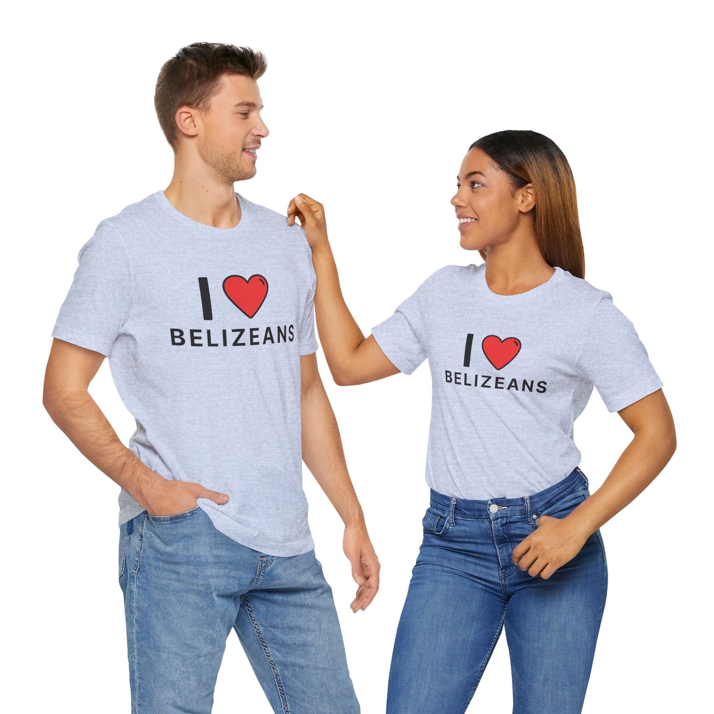 Unisex Jersey Belize T-shirt met korte mouwen 