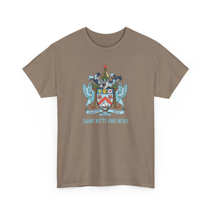 Unisex Heavy Saint Kitts and Nevis Cotton Tee