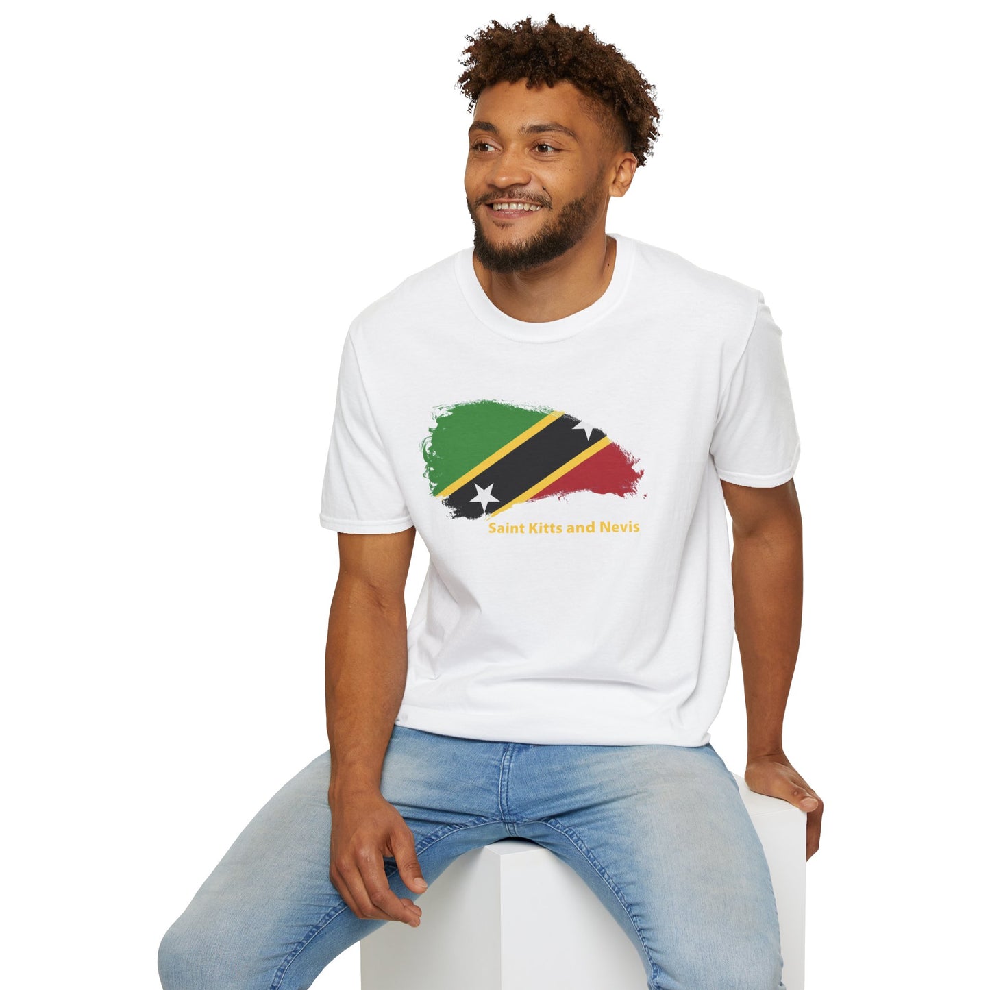 Unisex Softstyle Saint Kitts and Nevis T-Shirt