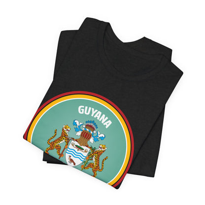 Unisex Jersey Guyana Korte Mouw T-shirt