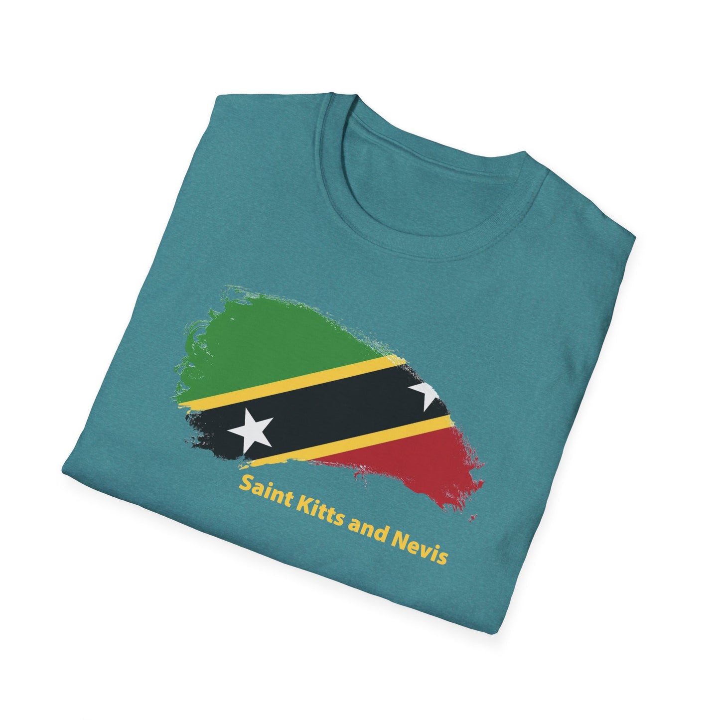 Unisex Softstyle Saint Kitts and Nevis T-Shirt