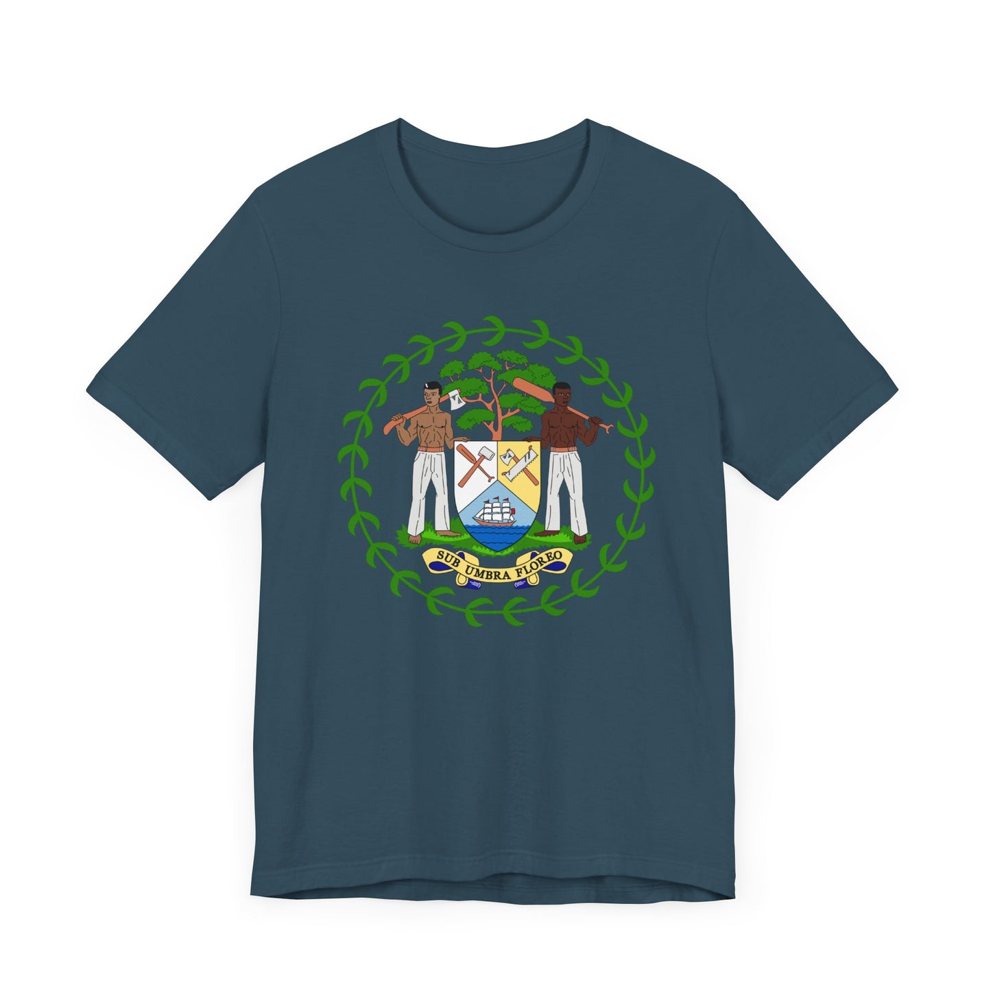 Unisex Jersey Belize T-shirt met korte mouwen 