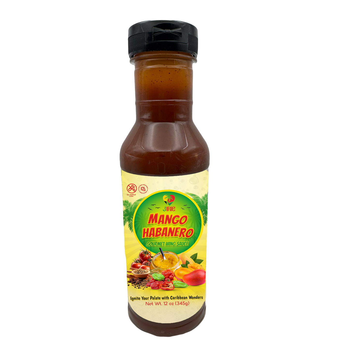 J-irie Caribische Mango Habanero Saus