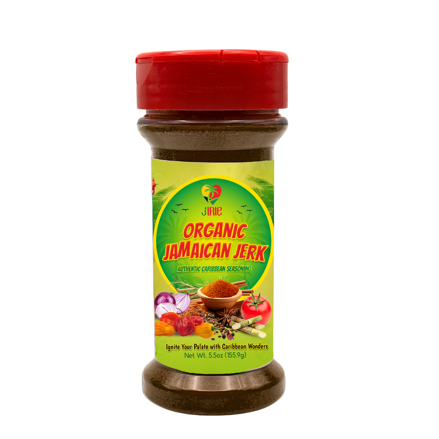 Jerk Organic Jamaican Seasoning (Kosher Organic Salt-Free) Medium/Hot